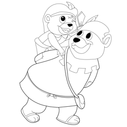Disney Good Guys Free Coloring Page for Kids