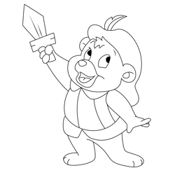 Gummi Bears Free Coloring Page for Kids
