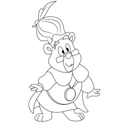 Zummi Gummy Bear Free Coloring Page for Kids
