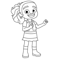 Alma Rivera Alma's Way Free Coloring Page for Kids