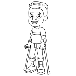 Eddie Mambo Alma's Way Free Coloring Page for Kids