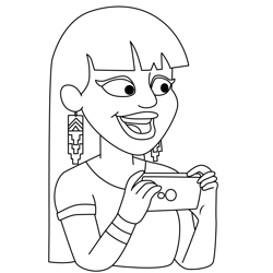 Elena Martinez Alma's Way Free Coloring Page for Kids