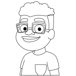 Howard Alma's Way Free Coloring Page for Kids