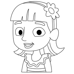 Lilly Alma's Way Free Coloring Page for Kids