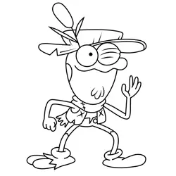 Wally_render Amphibia Free Coloring Page for Kids