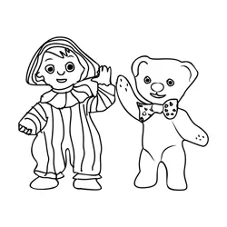 Andy Pandy 2 Free Coloring Page for Kids