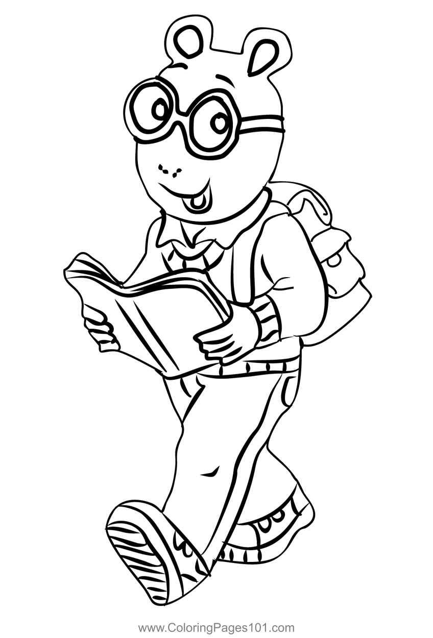 Arthur Coloring Pages Arthur Coloring Pages