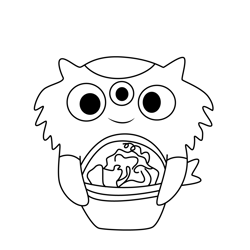 Bloodoo Astroblast! Free Coloring Page for Kids