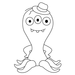Sal Astroblast! Free Coloring Page for Kids