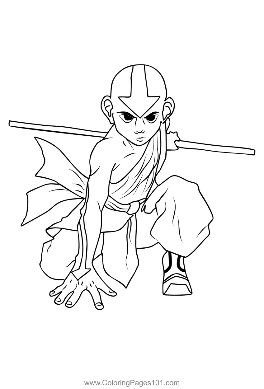 Avatar: The Last Airbender Coloring Pages - Free Coloring Pages Printables