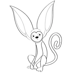 Avatar Animal Momo Free Coloring Page for Kids