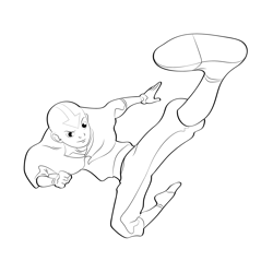 Avatar The Legend Of Aang Free Coloring Page for Kids