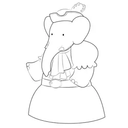 Celeste In Pirate Outfits Free Coloring Page for Kids