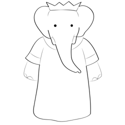 The Queen Celeste Free Coloring Page for Kids