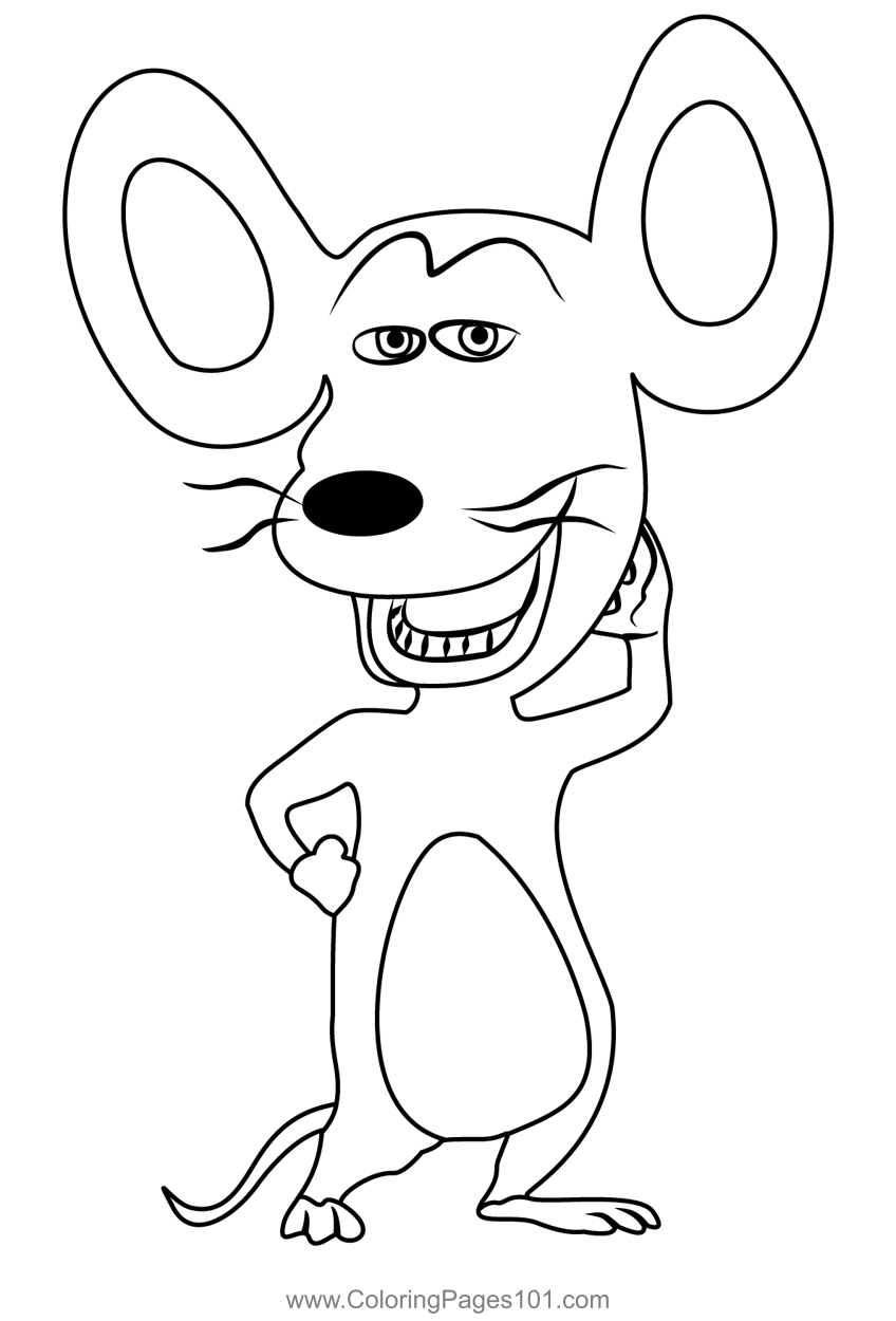Pip From Back At The Barnyard Coloring Page for Kids Free Back at the