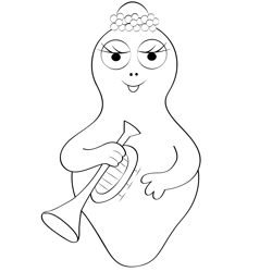 The Barbalala Free Coloring Page for Kids