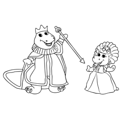 Barney 2 Free Coloring Page for Kids