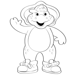 Happy Bj Free Coloring Page for Kids