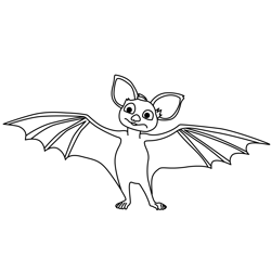 Alfie Batwheels Free Coloring Page for Kids