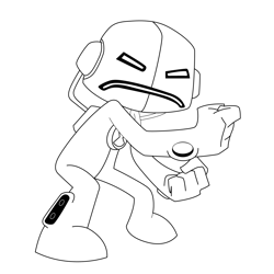 Angry Echo Echo Free Coloring Page for Kids