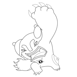 Angry Ultimate Cannonbolt Free Coloring Page for Kids