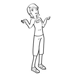 Gwen 2 Free Coloring Page for Kids