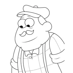 Archibald Green Big City Greens Free Coloring Page for Kids