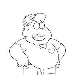 Bill Green Big City Greens Free Coloring Page for Kids