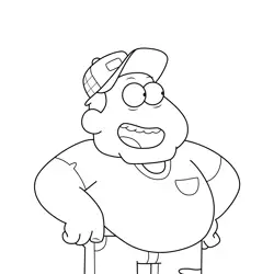 Bill Green Big City Greens Free Coloring Page for Kids