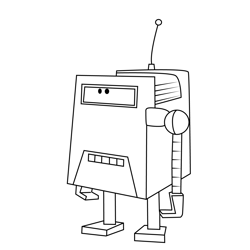 Beeper and Klunk 2 Blaze and the Monster Machines Free Coloring Page for Kids