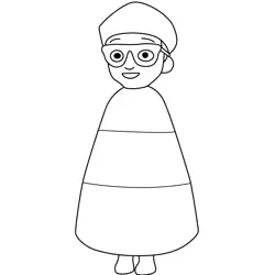 Candycorn Free Coloring Page for Kids