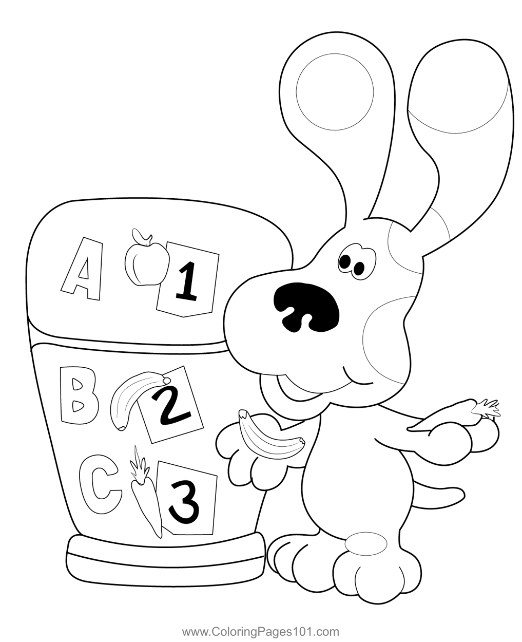 Blues Clues Playing Abc Game