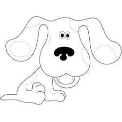 The Blues Clues Free Coloring Page for Kids
