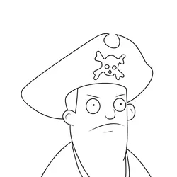 Dennis Bob's Burgers Free Coloring Page for Kids