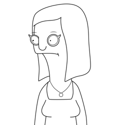 Dillon Bob's Burgers Free Coloring Page for Kids