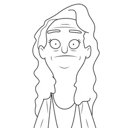 Dove Shannon Bob's Burgers Free Coloring Page for Kids