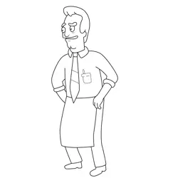 Jimmy Pesto Bob's Burgers Free Coloring Page for Kids