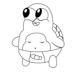 Baby Turtle From Breadwinners Free Coloring Page for Kids