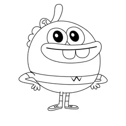 Buhdeuce From Breadwinners Free Coloring Page for Kids