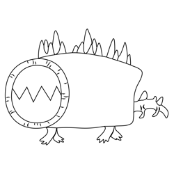 Emerald Loaf From Breadwinners Free Coloring Page for Kids