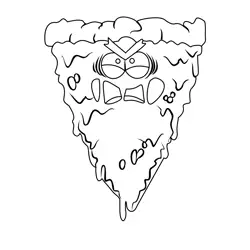 Pizza Lord From Breadwinners Free Coloring Page for Kids