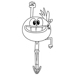 Swaysway From Breadwinners Free Coloring Page for Kids