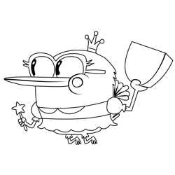 Tooth Fairy From Breadwinners Free Coloring Page for Kids