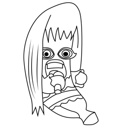 Banana Montana Bubble Bath Bay Free Coloring Page for Kids