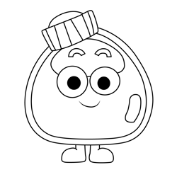 Pops Bubble Bath Bay Free Coloring Page for Kids