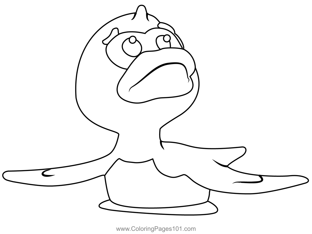 Beep From Bubble Guppies Coloring Page for Kids - Free Bubble Guppies