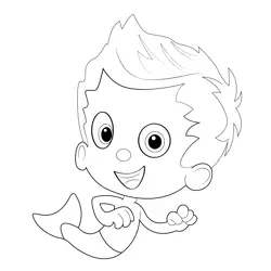 Cute Gil Free Coloring Page for Kids