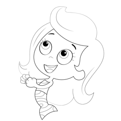 Dancing Molly Free Coloring Page for Kids