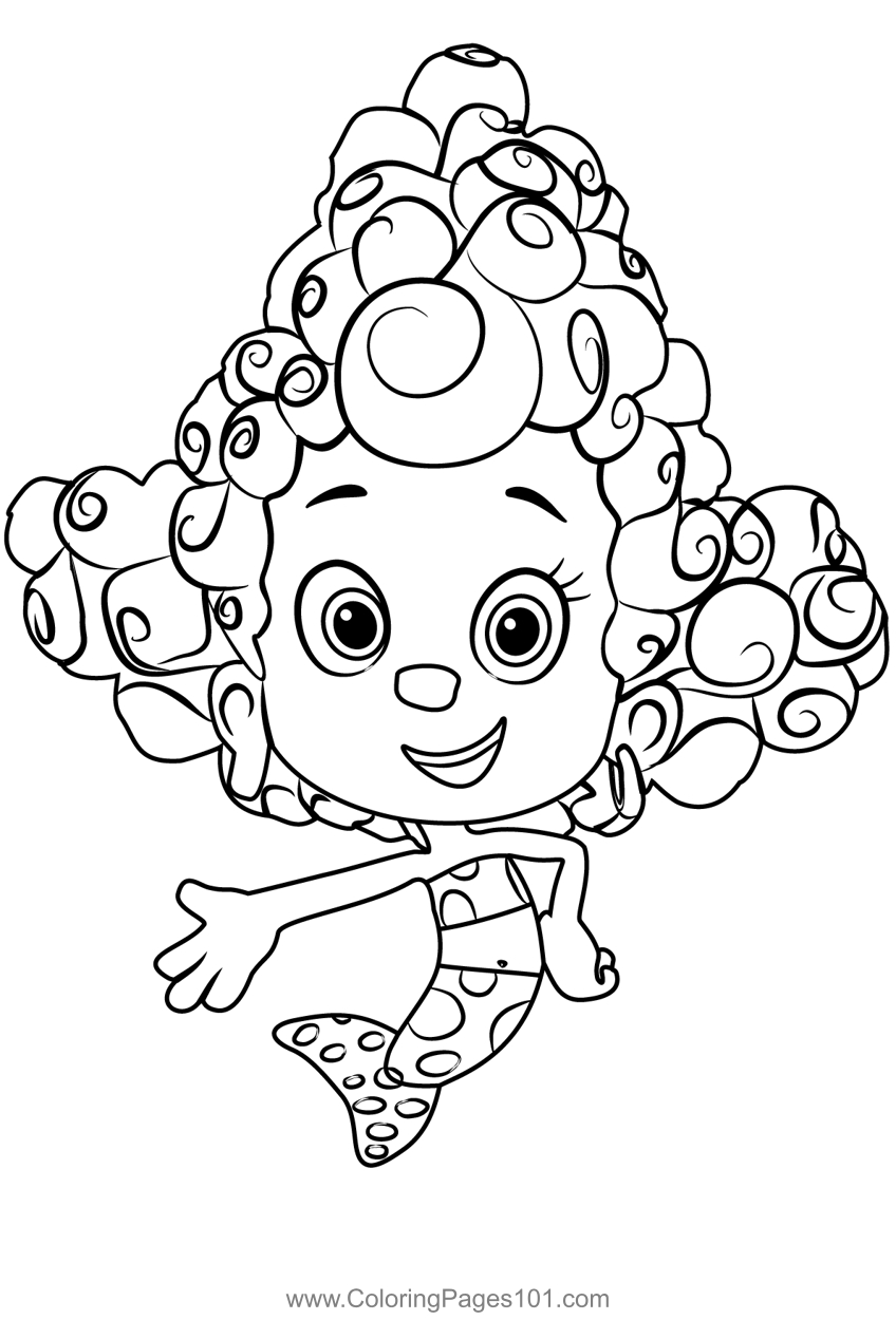 Bubble Guppies Coloring Pages Nonny Bubble Guppies Coloring Pages Nonny