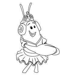 Demanda From Bubble Guppies Free Coloring Page for Kids